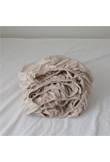 Turkish Cotton Fitted Sheet | House of Jude | Oat Milk