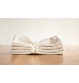 Set of 4 Turkish Cotton Cloth Napkins | Oat Milk | House of Jude