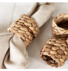 Set of 6 Seagrass Napkin Rings