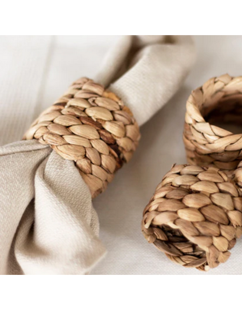 Set of 6 Seagrass Napkin Rings