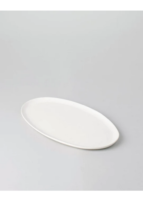 Fable Oval Platter - Dove Gray