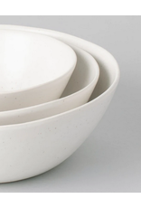 Fable The Nesting Serving Bowls by Fable | Speckled White