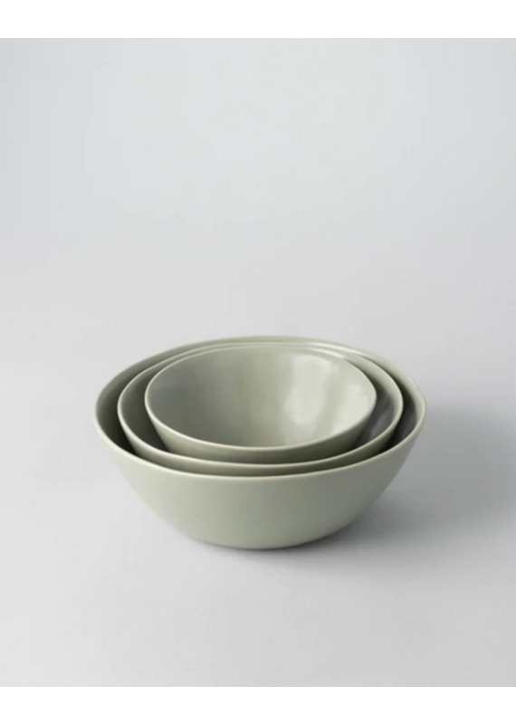 Fable The Nesting Serving Bowls by Fable | Beachgrass Green