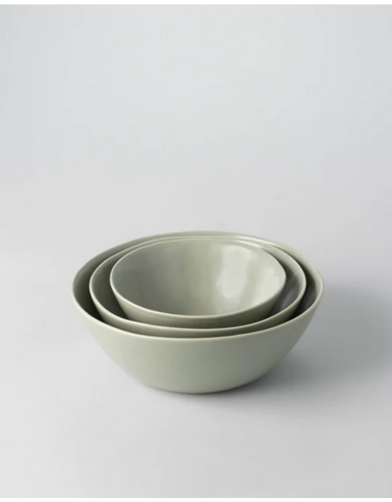 Fable The Nesting Serving Bowls by Fable | Beachgrass Green