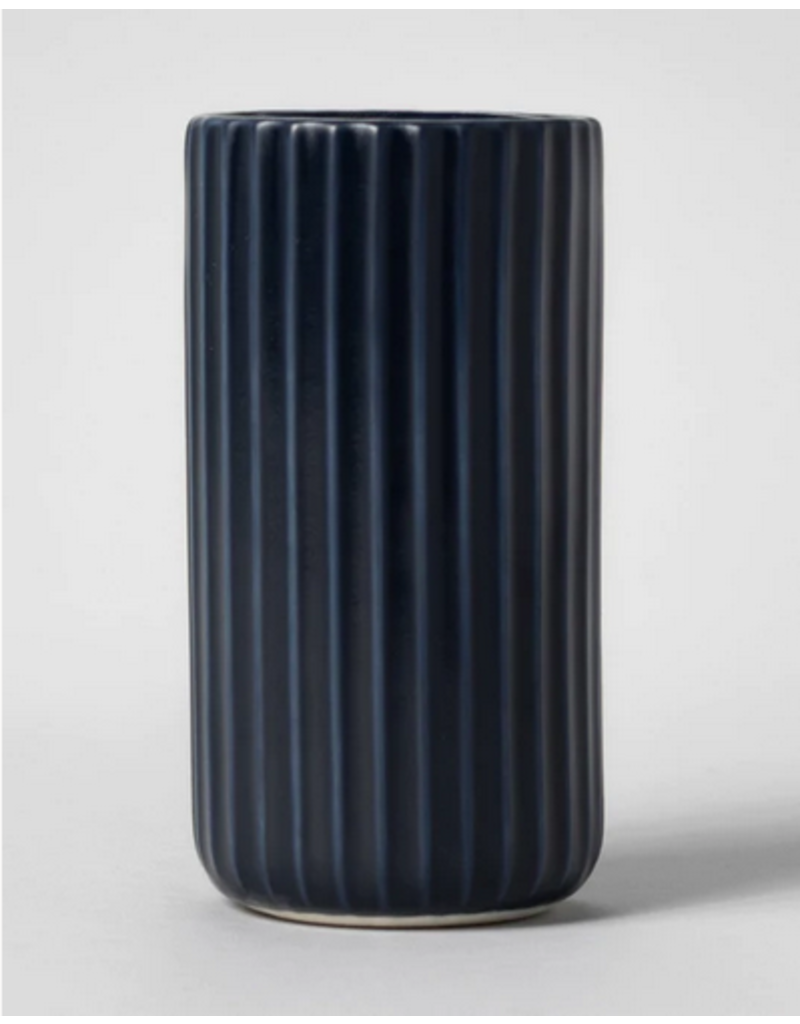 The Short Bud Vase by Fable | Midnight Blue