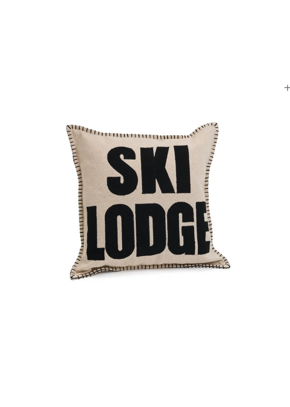 Ski Lodge Toss Cushion | 18"