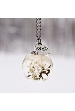 Dandelion Wish Sterling Silver Necklace | 18"