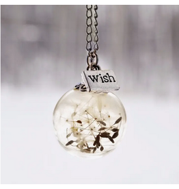 Dandelion Wish Sterling Silver Necklace | 18"