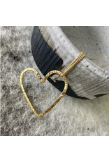 Gold Heart Necklace | Justine Brooks