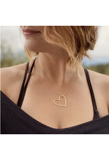 Justine Brooks Gold Heart Necklace | Justine Brooks