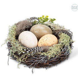 Abbott Collection Egg Trio in Nest