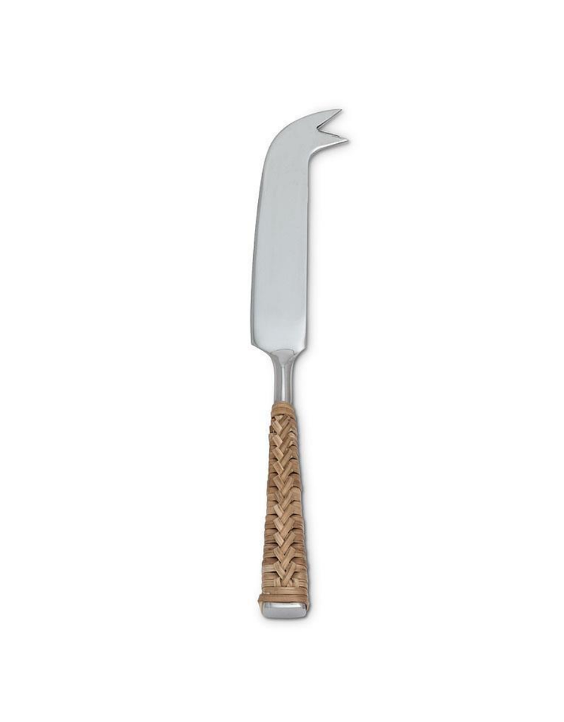 Rattan Handle Cheese Knife