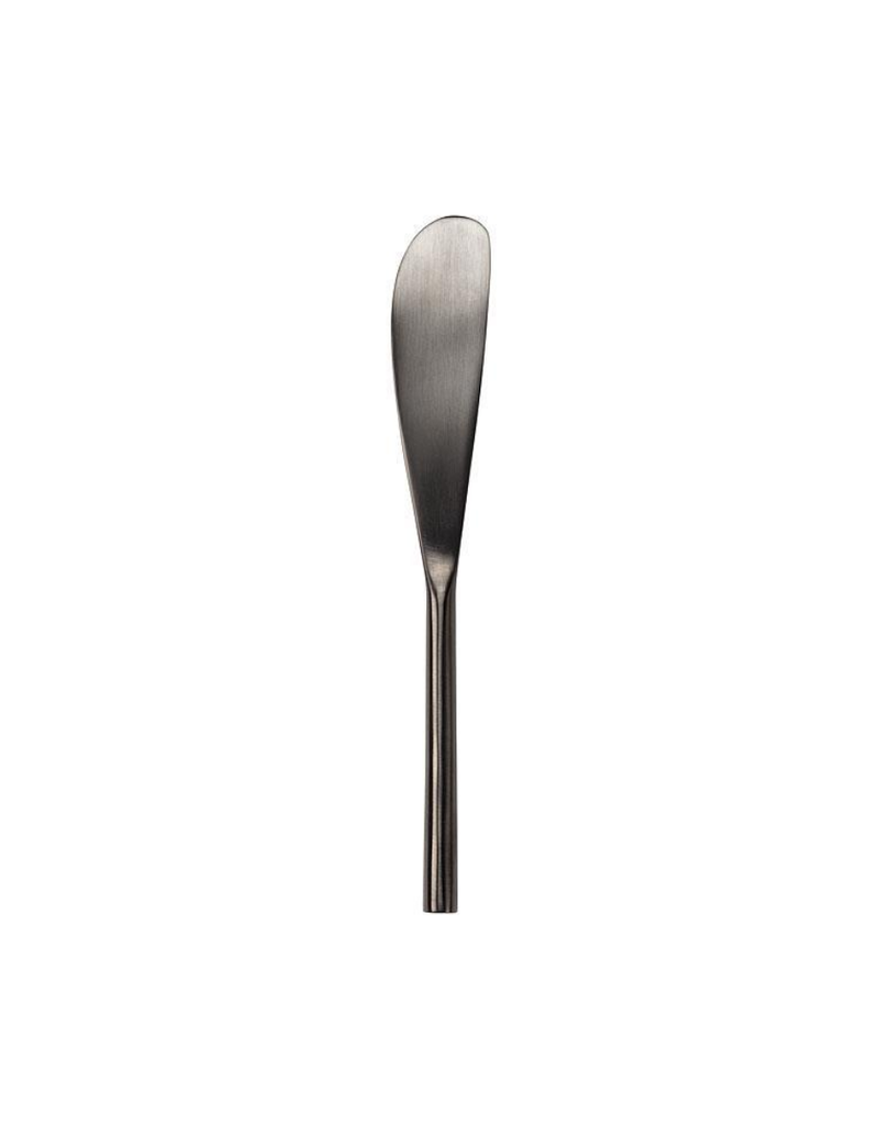 Matte Finish Pate Spreader – Matte Black Stainless Steel Knife | Chic Entertaining