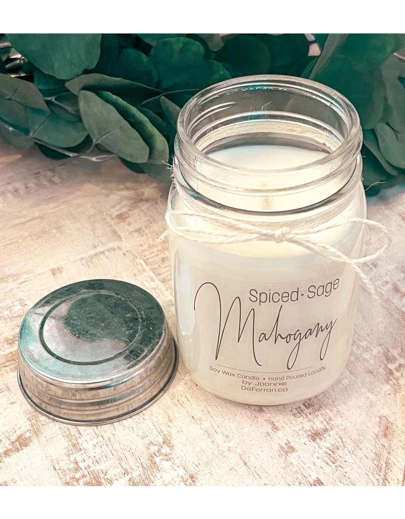 Spiced Sage Mahogany Soy Wax Candle