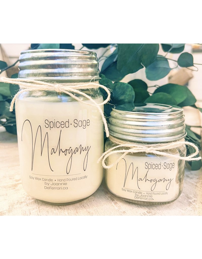 Spiced Sage Mahogany Soy Wax Candle