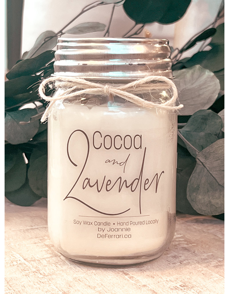 Cocoa & Lavender Soy Wax Candle