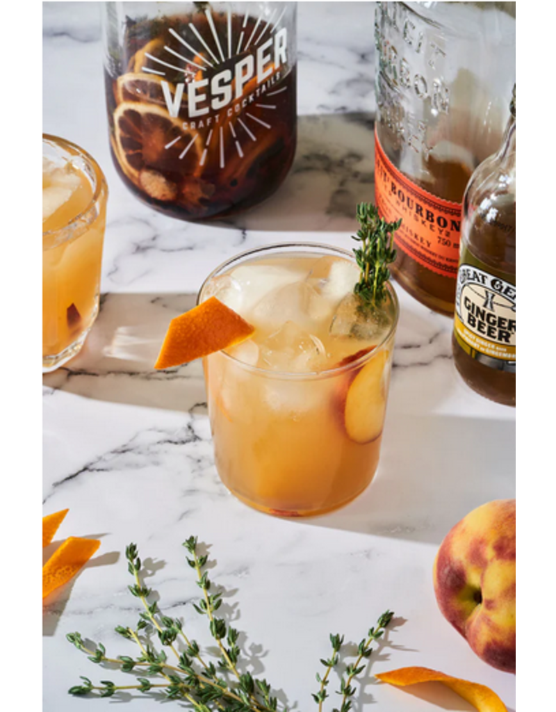 Vesper Craft Cocktail Bourbon Peach Smash | Vesper Craft Cocktails