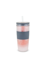 Tumbler FREEZE™ Cooling Cup in Grey with Lid and Straw