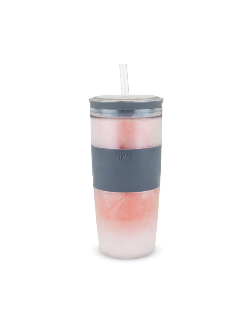 Tumbler FREEZE™ Cooling Cup in Grey with Lid and Straw
