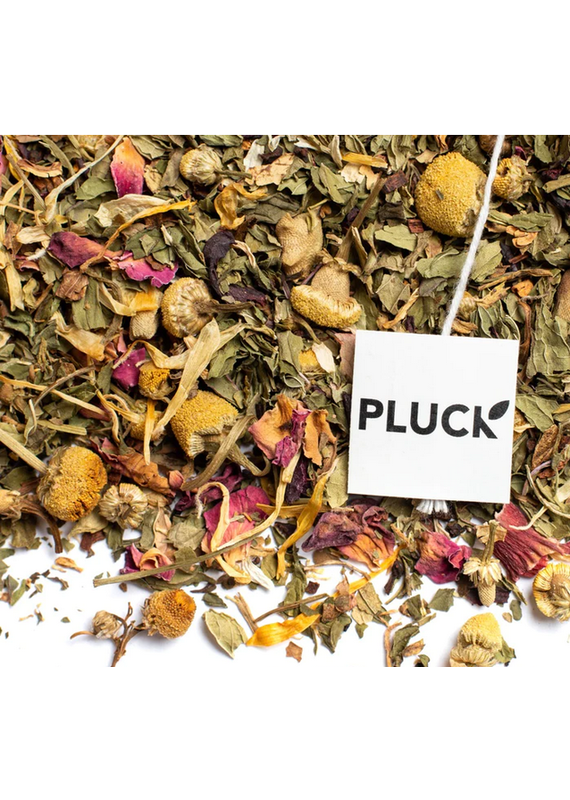 Pluck Tea Spa Day (Organic) | Glass Jar of Tea Bags 20 Servings