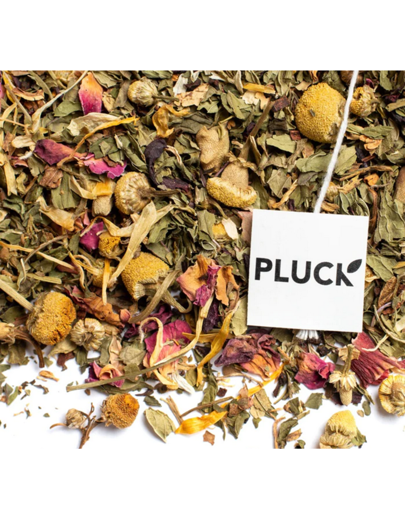 Pluck Tea Spa Day (Organic) | Glass Jar of Tea Bags 20 Servings