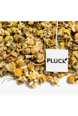 Pluck Tea Chamomile Flower (organic) | Glass Jar of Tea Bags 20 Servings