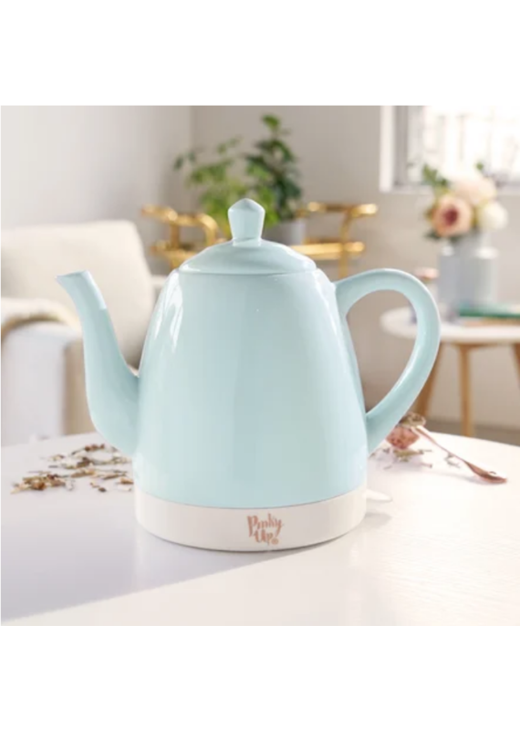 Noelle™ Ceramic Electric Tea Kettle by Pinky Up® | Light Blue