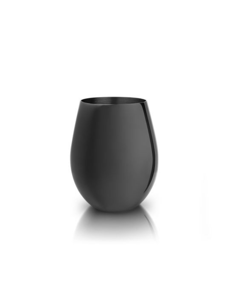 Gunmetal Stemless Wine Glasses by Viski® | Set of 2