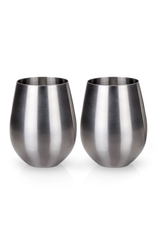 Design Home Stainless Steel Tumblers by Viski® | Set of 2