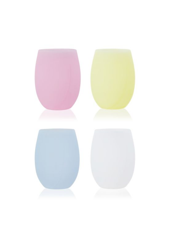 Flexi Assorted Colors Aerating Silicone Cups