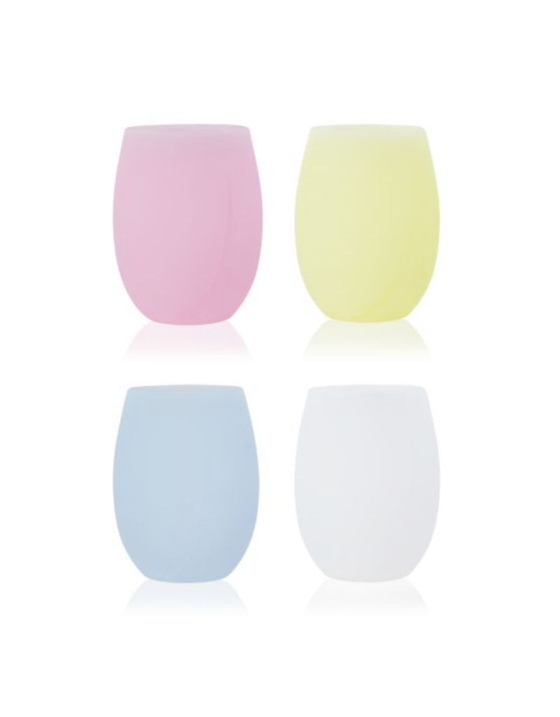 Flexi Assorted Colors Aerating Silicone Cups