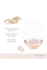 Rose Quartz Wine Gems Set of 6 by Twine®