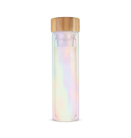 Blair™ Iridescent Glass Travel Infuser Mug by Pinky Up