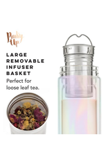 Blair™ Iridescent Glass Travel Infuser Mug by Pinky Up