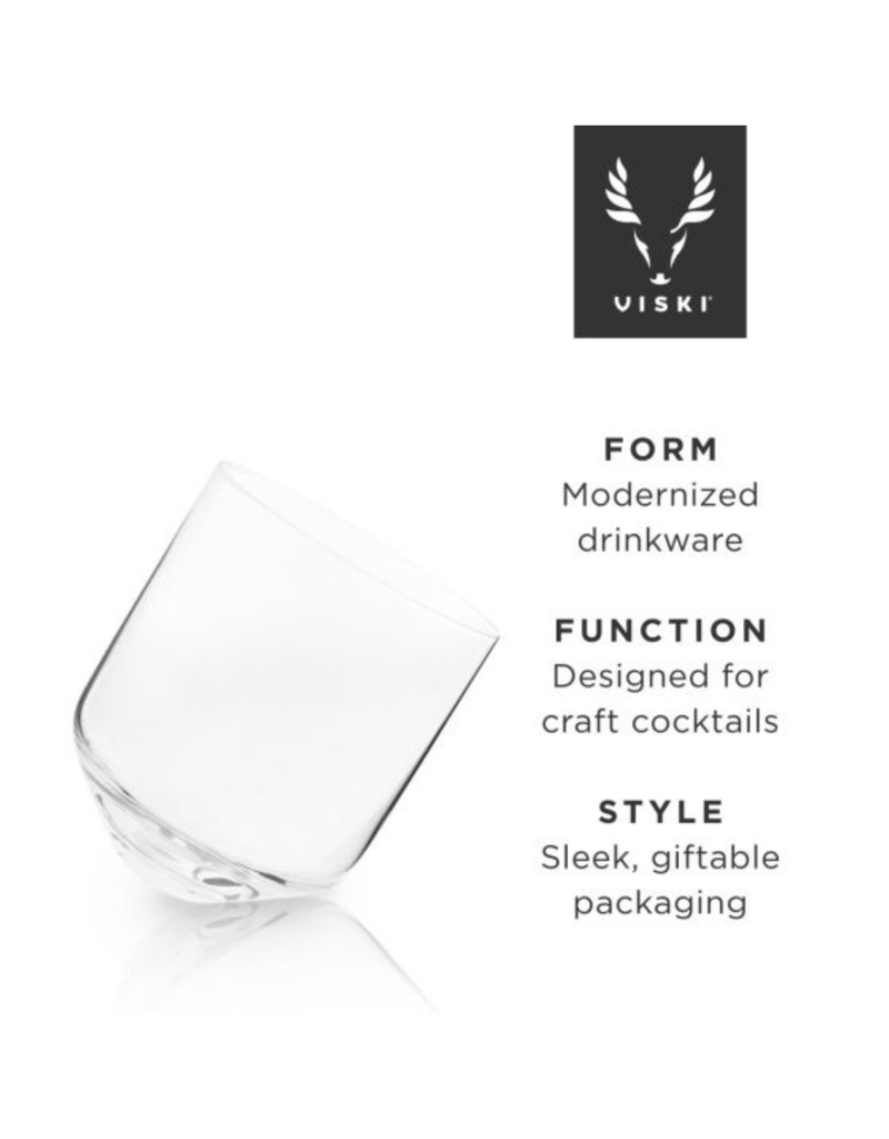 Rolling Crystal Whiskey Tumblers by Viski®