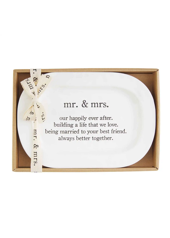 Mr. & Mrs. Gift Plate