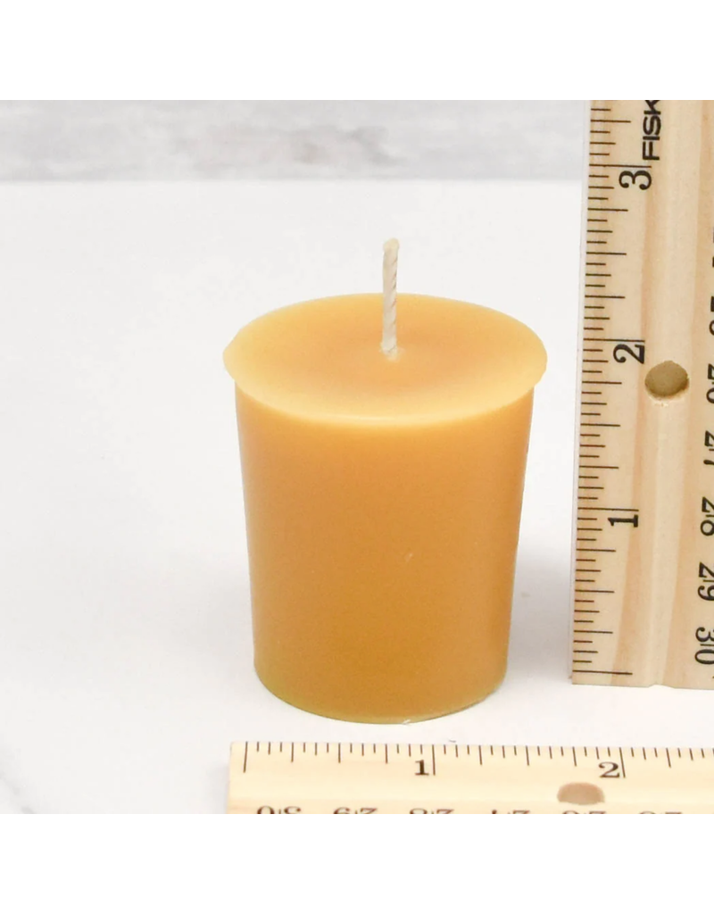 Honeybee Candles Natural Beeswax Votive Candle | 2"