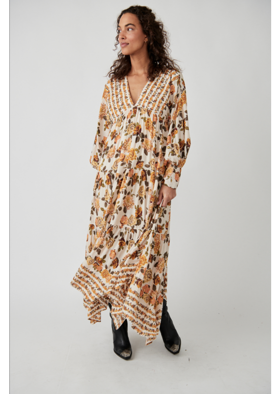Free People Rows of Roses Maxi by Free People