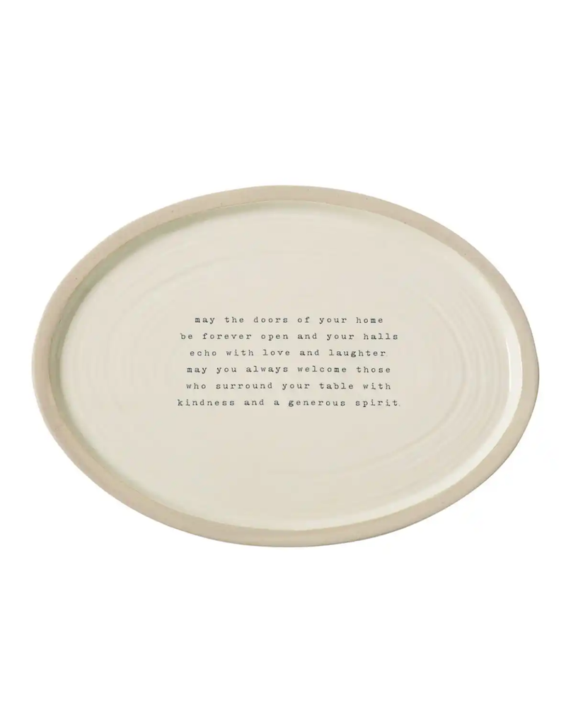 Mud Pie Your Home Serving Platter