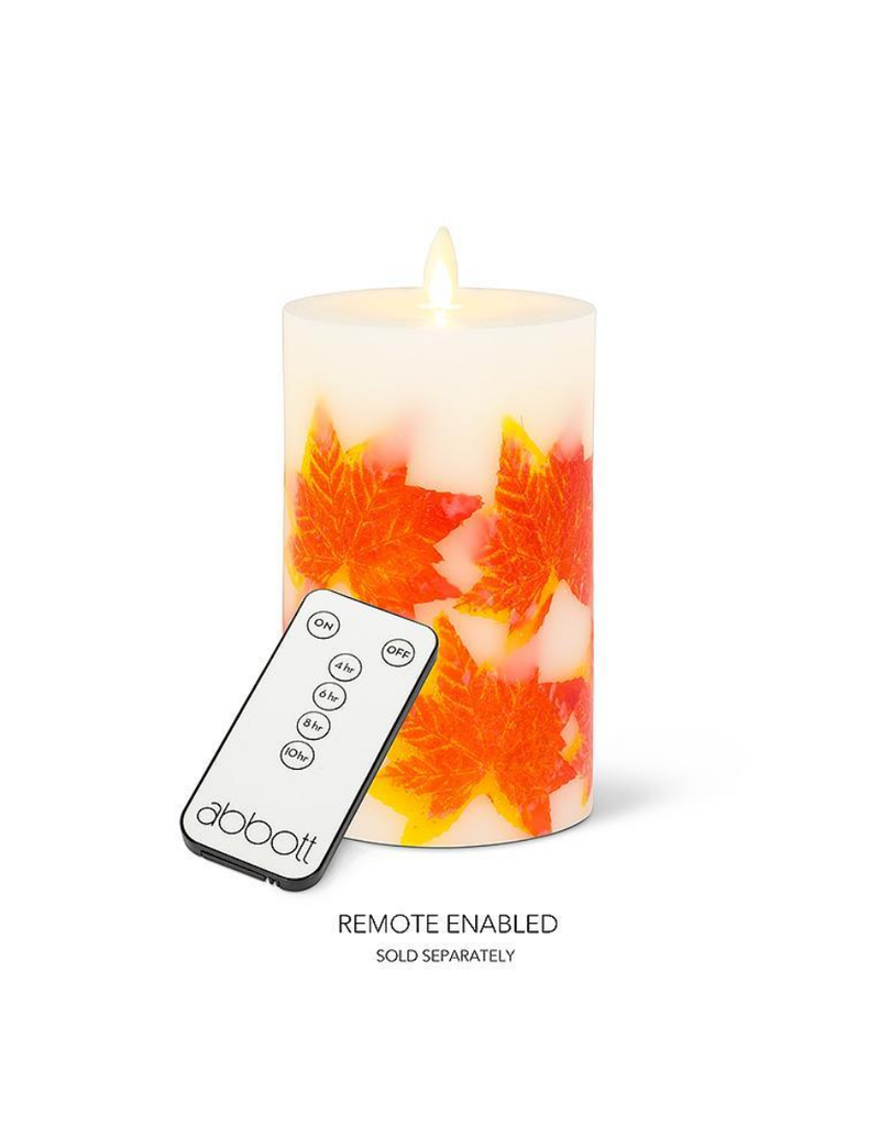 Reallite Maple Leaf Flameless Candle