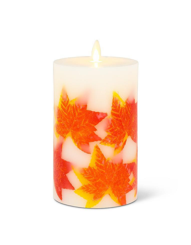 Reallite Maple Leaf Flameless Candle