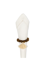 Beaded Napkin Ring with Tassel