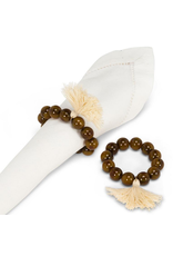 Beaded Napkin Ring with Tassel