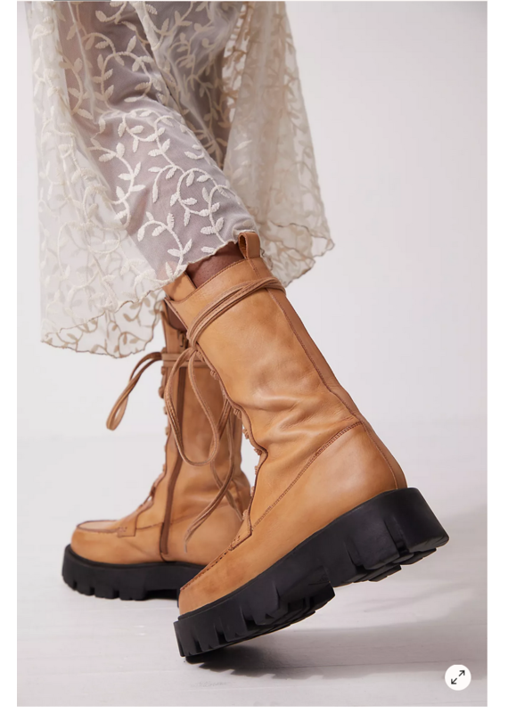 Jones Lug Sole Lace Up Boots by Free People