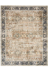 Vintage Distressed Beige, Tan, Brown | Washable Rug