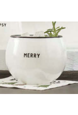 Merry Roly Poly Glass