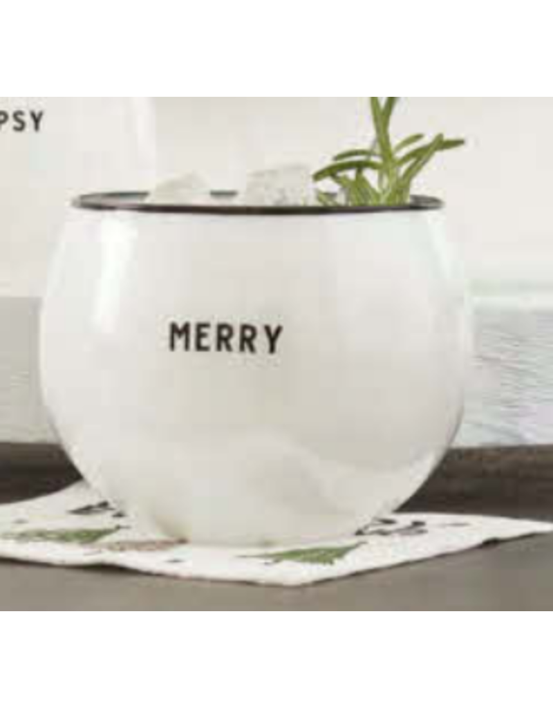 Creative Brands Merry Roly Poly Glass