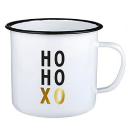 Creative Brands Ho Ho XO Enamel Mug | 24oz