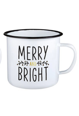 Creative Brands Merry & Bright Enamel Mug | 24oz