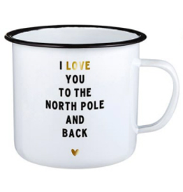 Creative Brands Love You to the North Pole Enamel Mug | 24oz